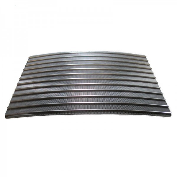 Wedge wire sieve bend arc screen plate