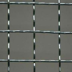 Mine sieving crimped wire mesh