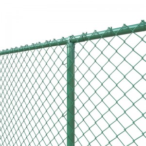 Green Chain Link Fence