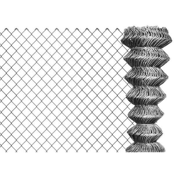 Galvanized chain link fence