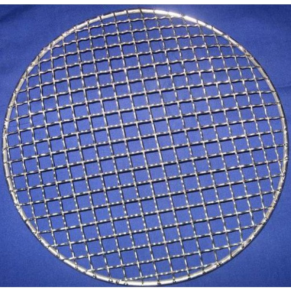 Barbeque crimped wire mesh